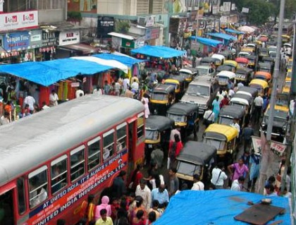 Trânsito em Mumbai